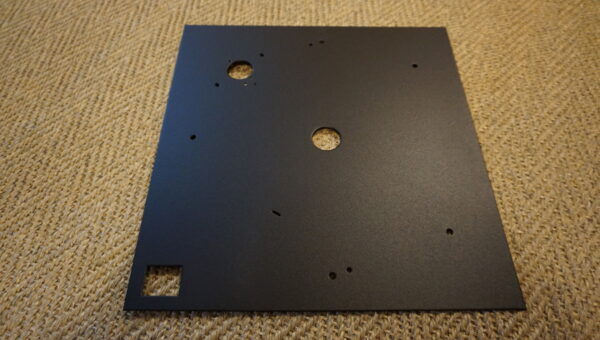 Black Powder coated top plate for LINN LP12