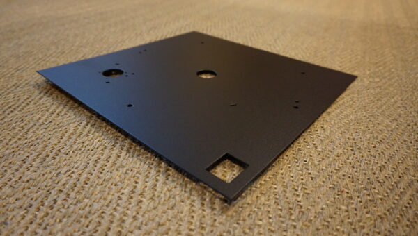 Black Powder coated top plate for LINN LP12 - Image 2