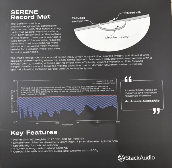 Stack Audio SERENE Record Mat - Image 2