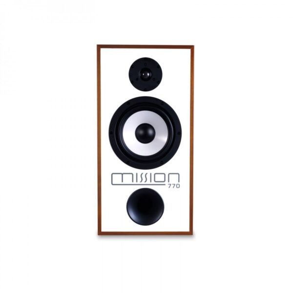 Mission 770 speakers in walnut with stands Ex Demo - Image 4