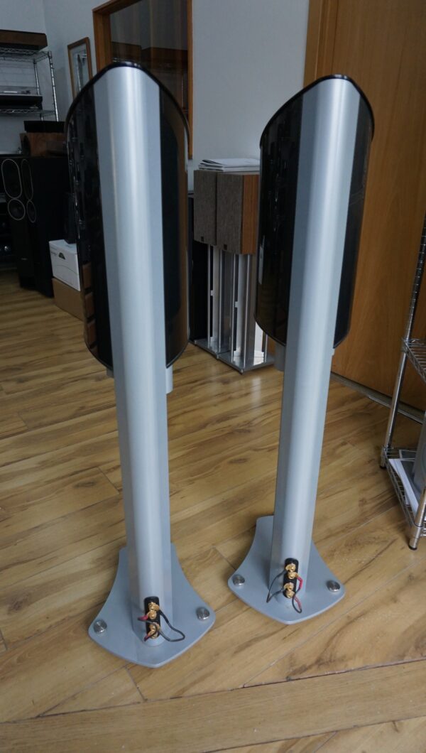 Wilson Benesch Discovery loudspeakers in silver/Carbon USED - Image 2