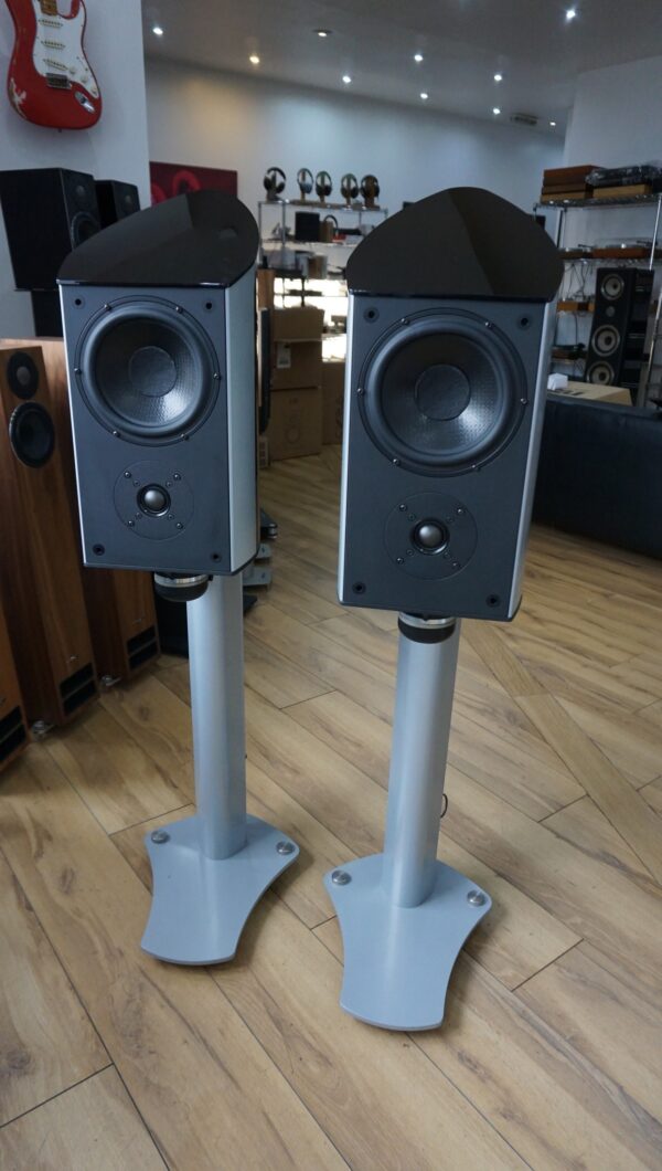 Wilson Benesch Discovery loudspeakers in silver/Carbon USED - Image 4
