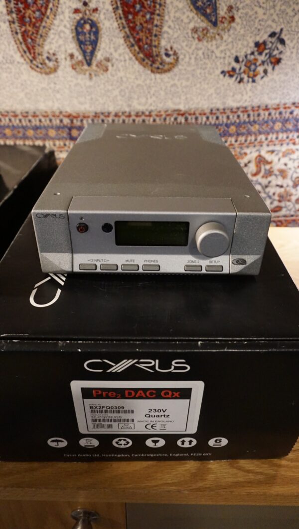 Cyrus Pre2 DAC with QX upgrade QSilver USED - Image 3