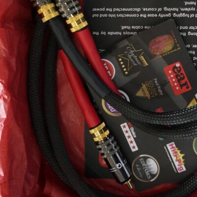 Tellurium Q Interconnect 1m Black II RCA with lockable plugs USED