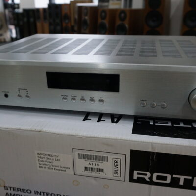 Rotel RA11 amp in Silver New Old stock