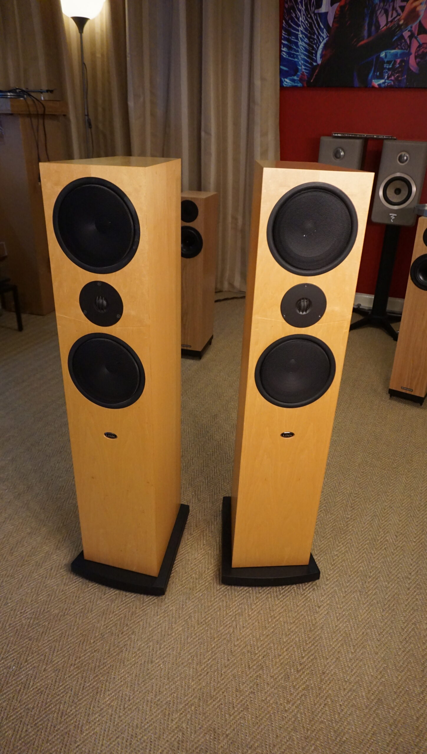 Linn Ninka speakers in maple Used - Image 2