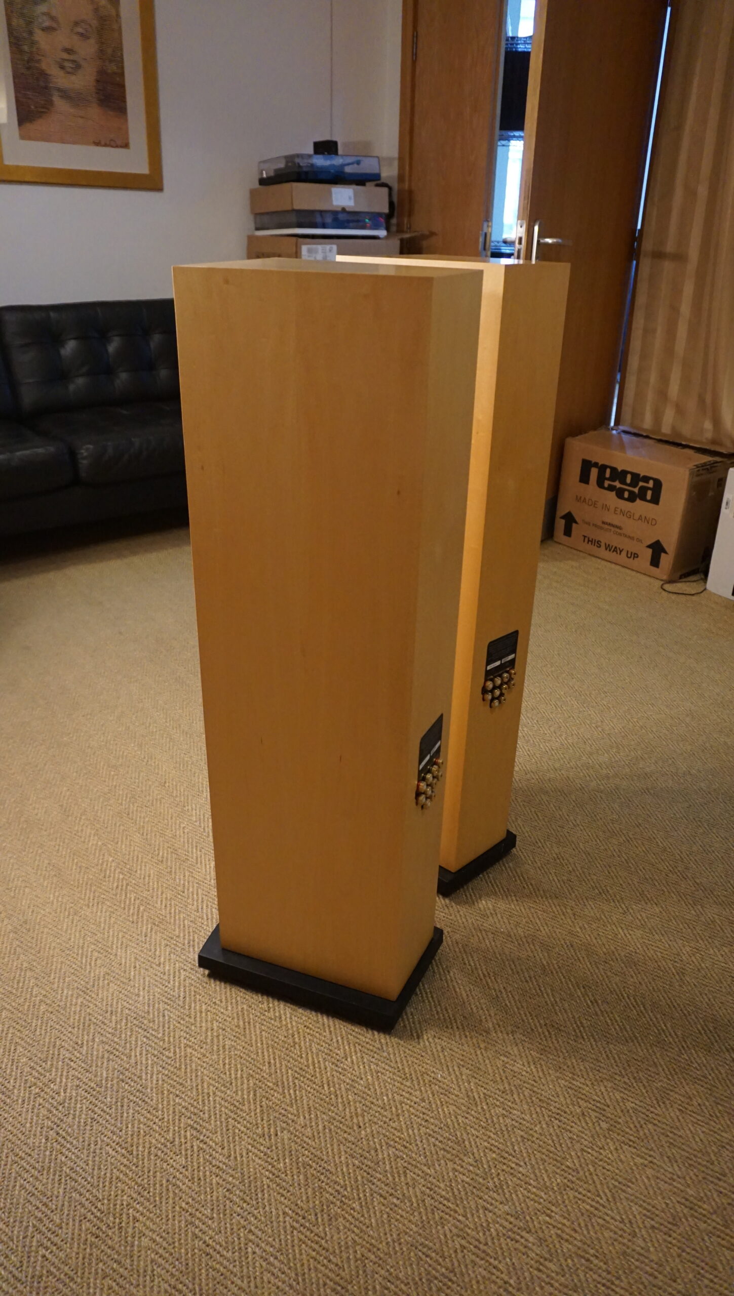 Linn Ninka speakers in maple Used - Image 3