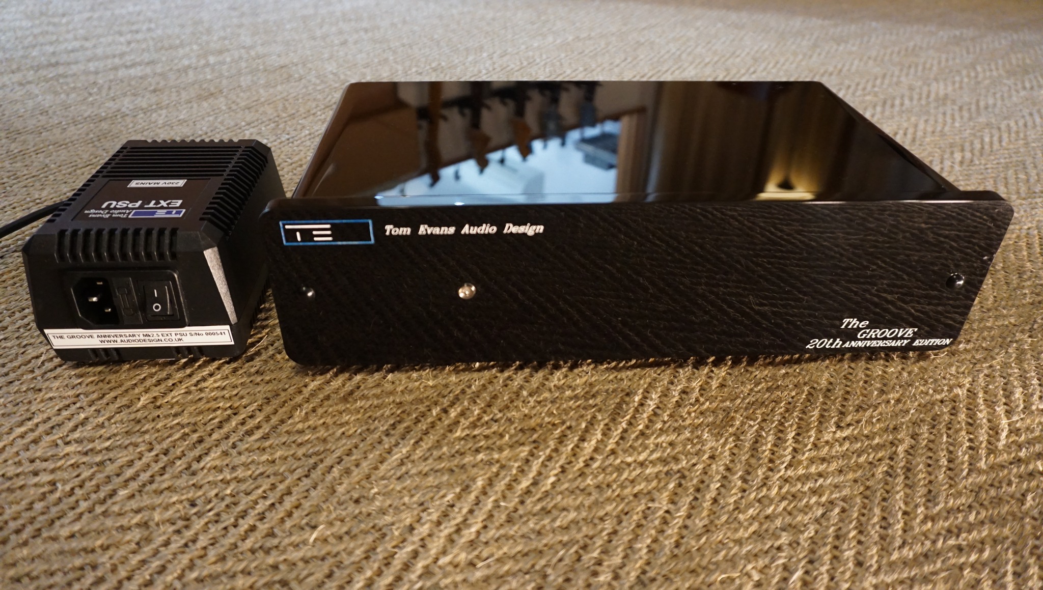 Tom Evans The Groove 20th Anniversary MC phono stage with EXT PSU Used - Image 4