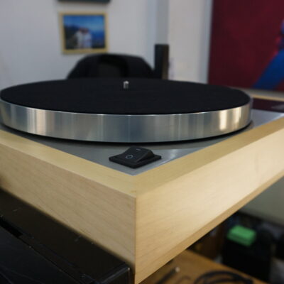 Linn LP12 in maple. No tonearm. Used/new